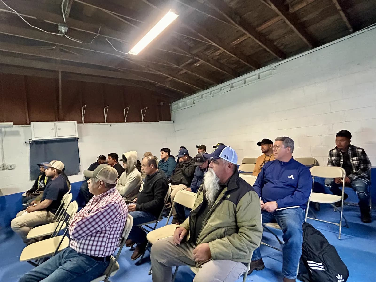 Pearls crew members attending a classroom safety training session